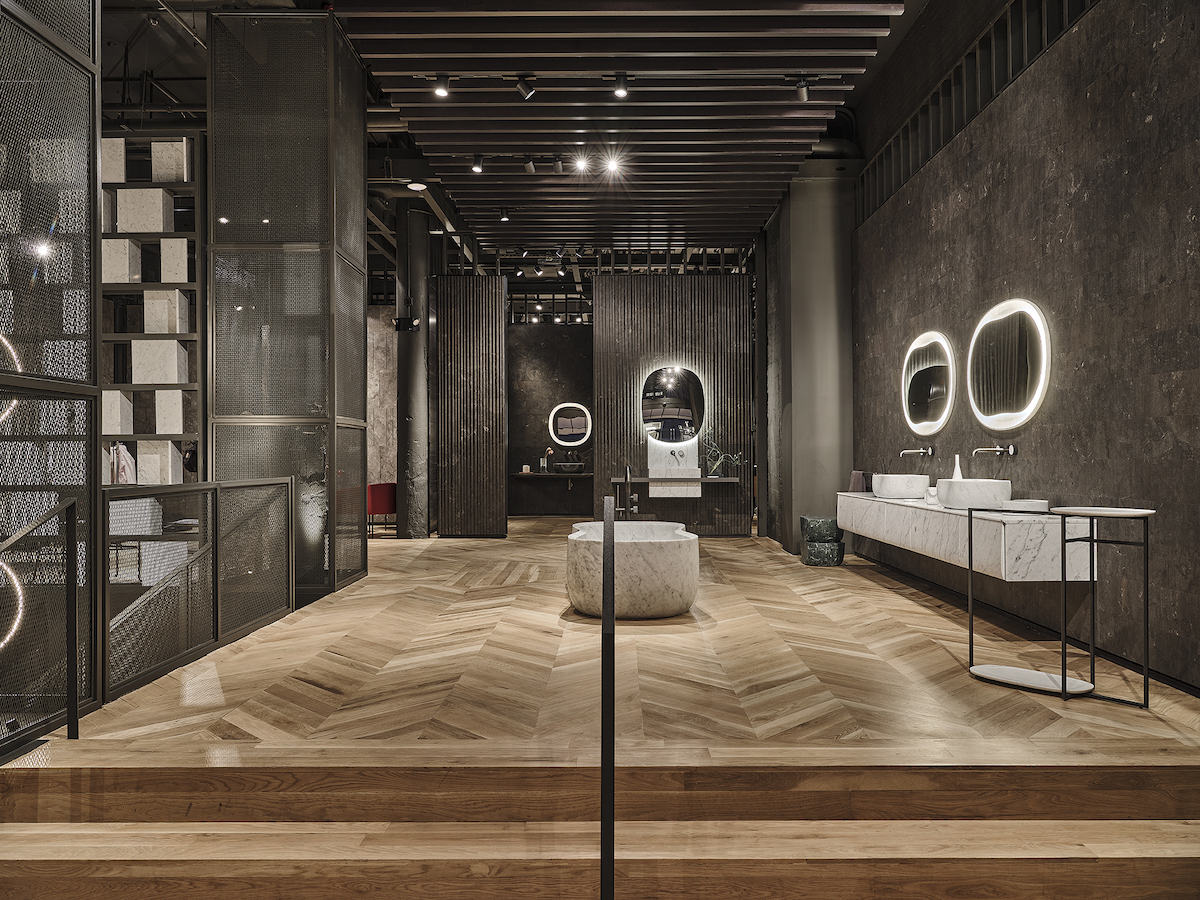 Image caption: Salvatori showroom, designed by Yabu Pushelberg. | Image credit: Matteo Imbriani