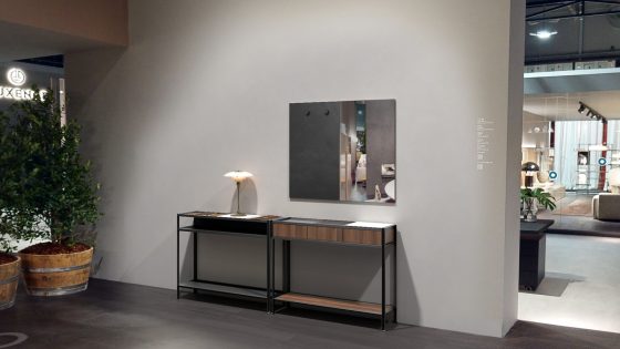 A table console, designed by Squire & Partners, in showroom