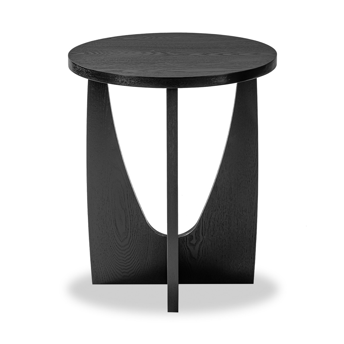 detail of black Bourne side table designed by Liang & Eimil