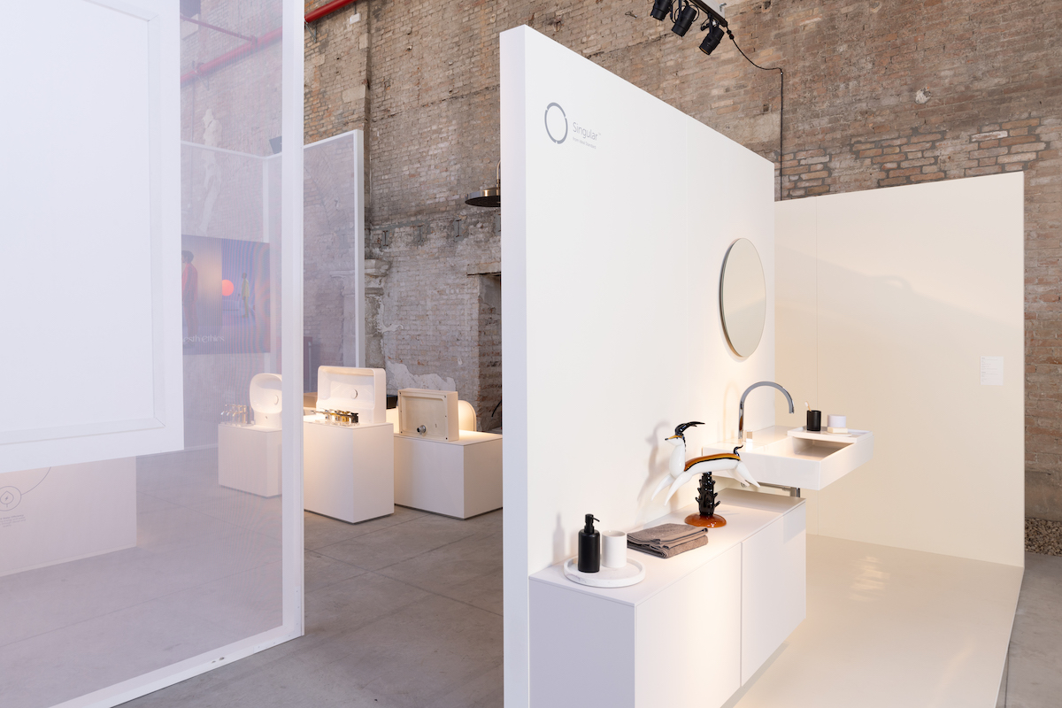 Ideal Standard displayed the modern Solos collection at the pop-up