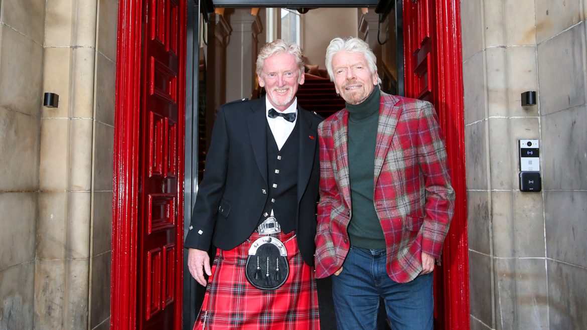 Image of Sir Richard Branson and James Burmingham, CEO, Virgin Hotels