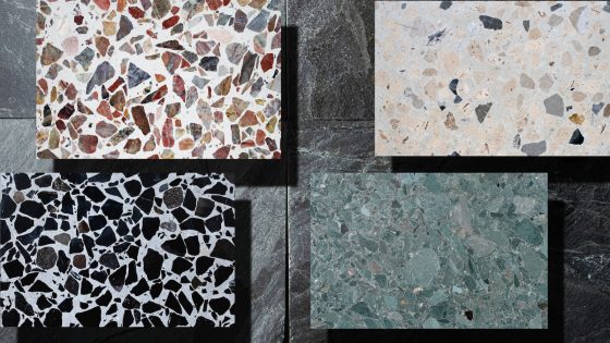 Terrazzo samples from Parkside