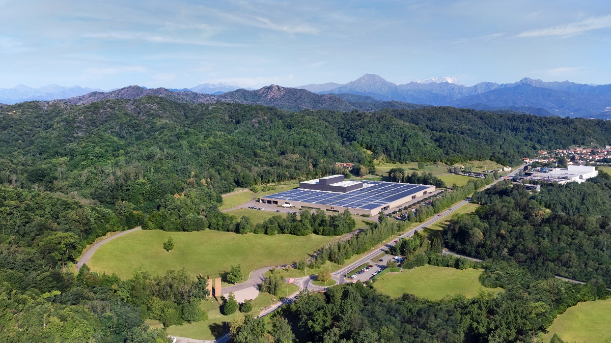 Image caption: The Gessi HQ is situated, in between nature, at the base of the Italian Alps. | Image credit: Gessi
