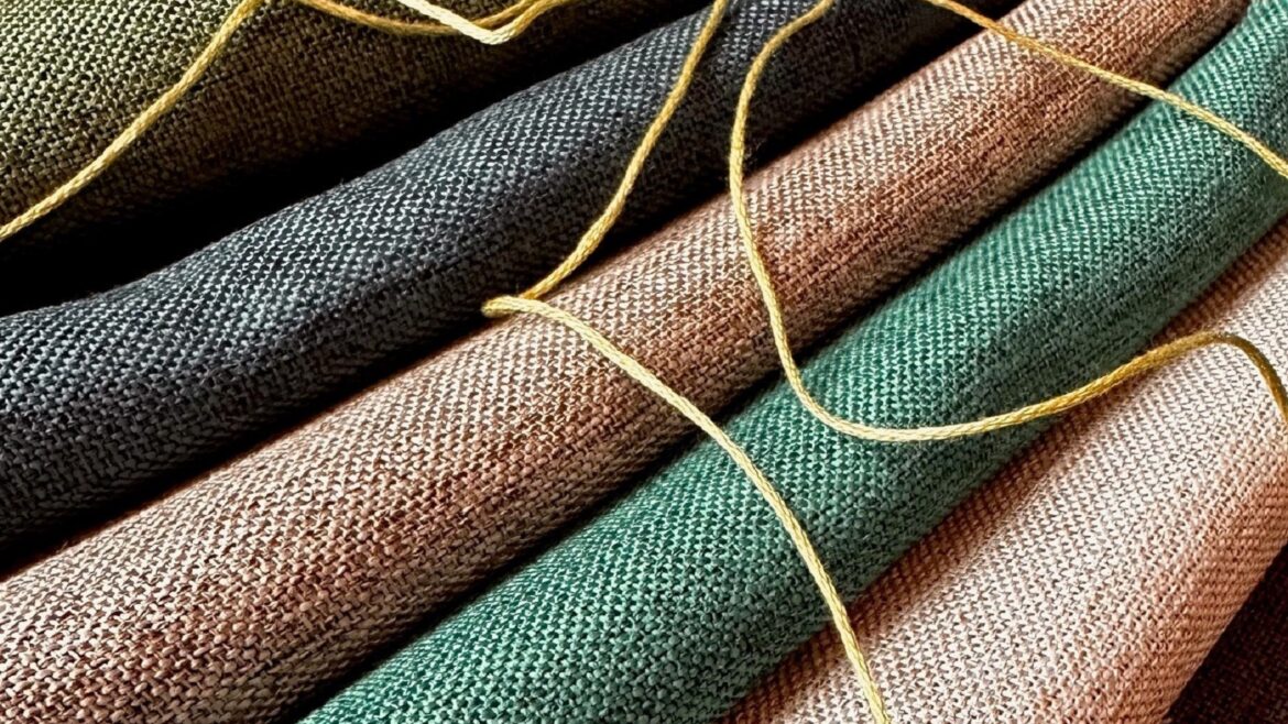 a selection of colours in Kiara dimout fabric by Skopos