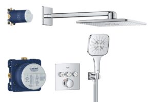 packshot of GROHE 3 function shower system