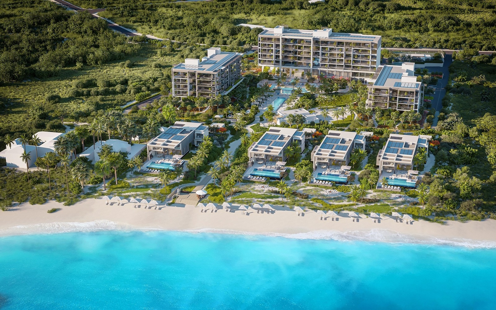 Kempinski Grace Bay_Turks and Caicos_Aerial View_copyright Kempinski Hotels