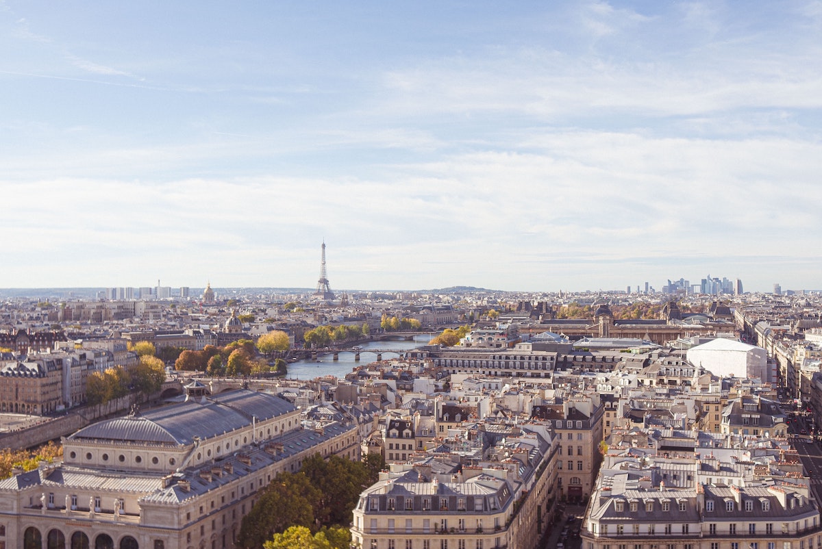 View overlooking Paris skyline
