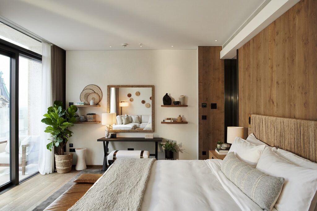 Image showcasing 1 Hotel Mayfair draws back the curtain on its penthouse • Hotel Designs