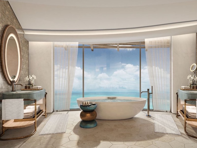 Bathroom inside Red Sea Resort