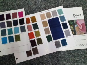 colour and sample card from Skopos