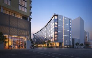 hotel facade Embassy-Suites-by-Hilton-Madison-Downtown-Rendering