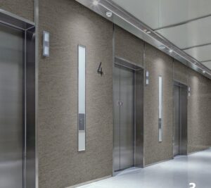 lifts wrapped in Architextural architectural film 
