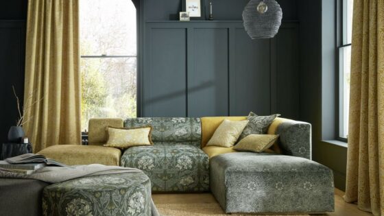 Sofa.com Cohen modular sofa in William Morris At Home fabric