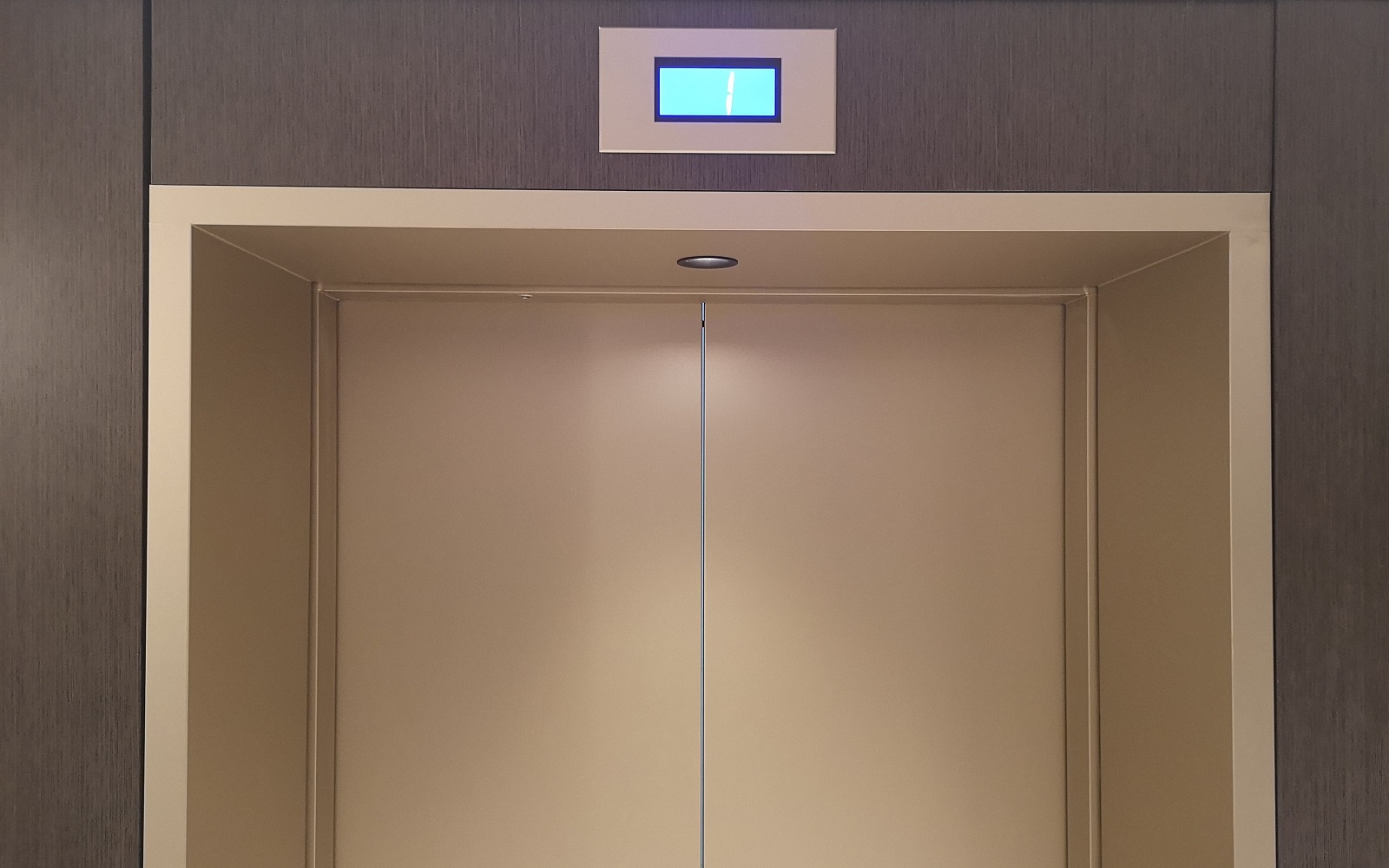 hotel lift doors closed