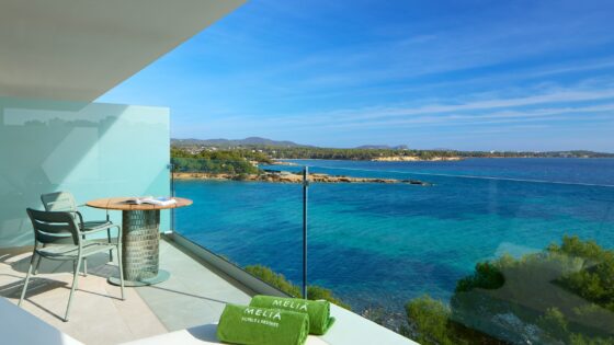 seaview from balcony of Melia Ibiza