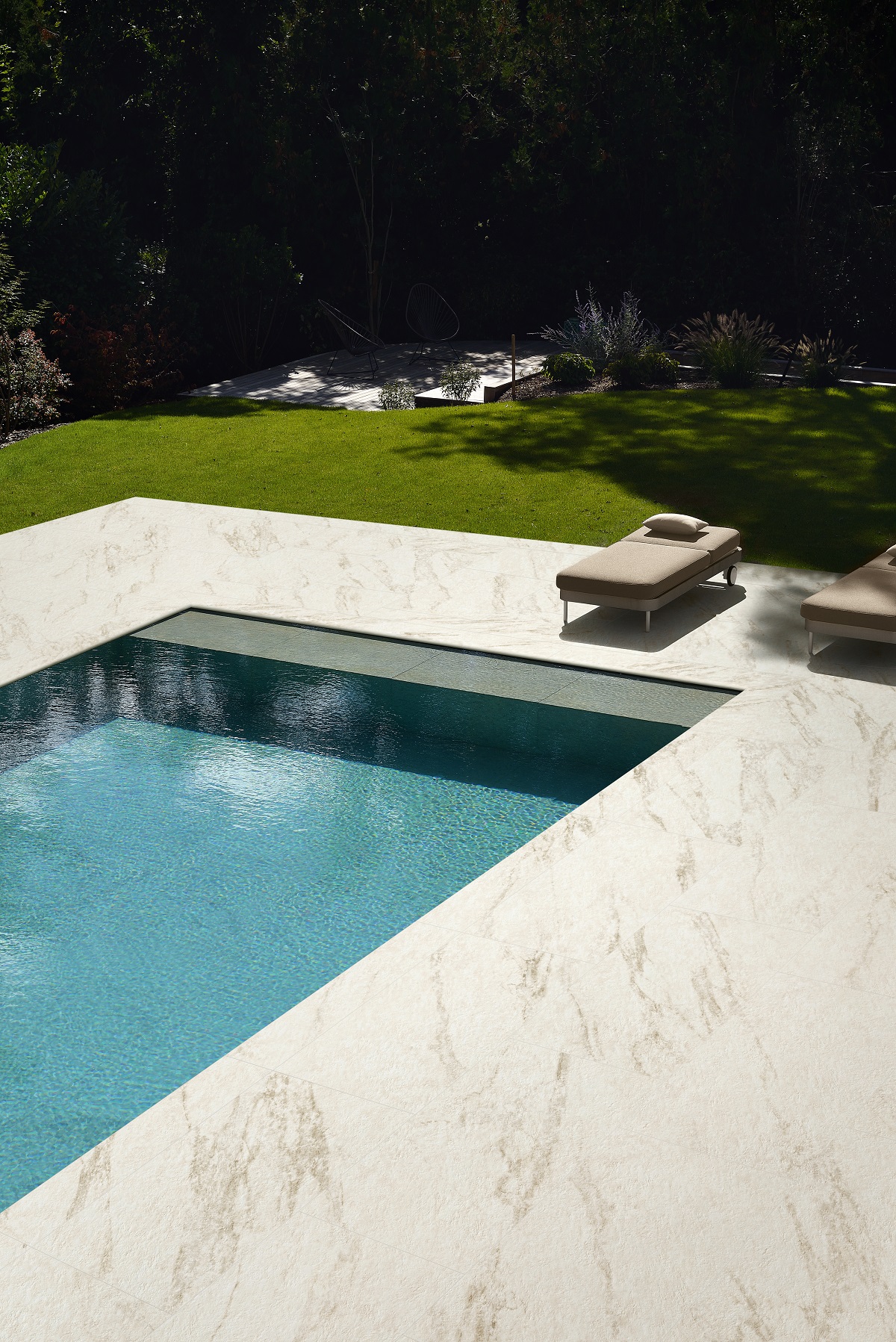 swimming pool with Atlas Concorde tiled surround