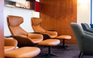 The newly furnished Executive Lounge at Hilton Adelaide is a testament to the collaborative effort between Hilton and BoConcept Adelaide