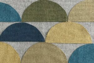 celeste fabric from skopos with semi circle design
