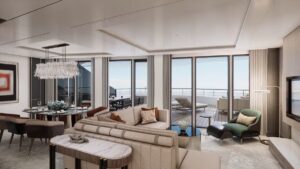 render of owners suite on Ilma by Ritz Carlton