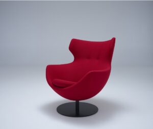 red Jupiter chair from Ligne Roset