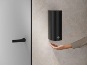 KEUCO matt black PLAN soap dispenser