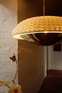 handwoven pendant lamp by Studio Lloyd
