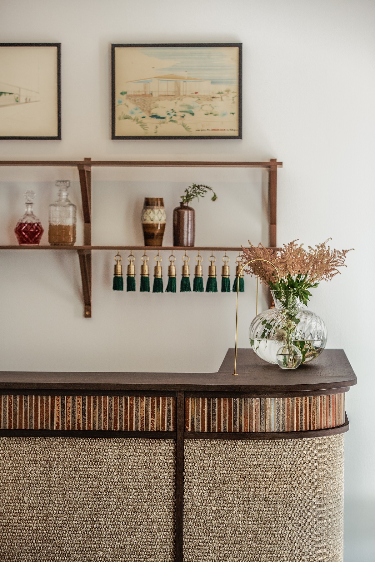 reception desk and details