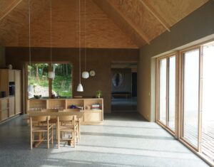 eco-friendly design of Scandinavian interior using d line hardware