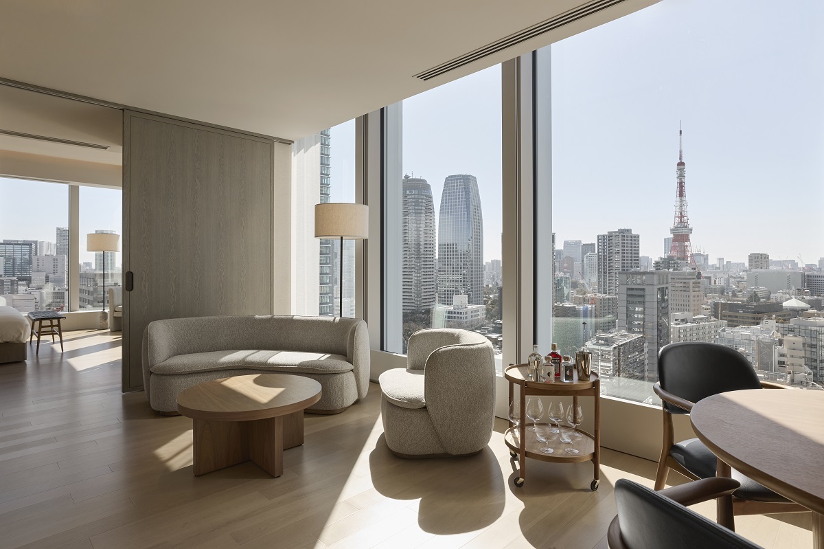 A suite at Hotel Toranomon Hills Tokyo