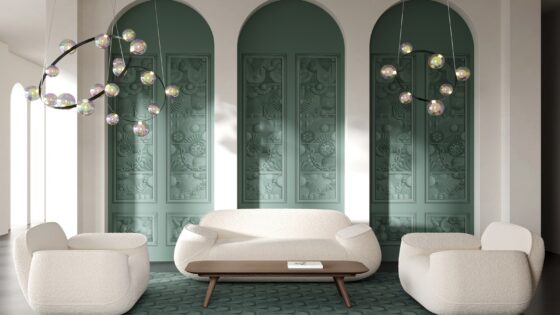 arches frame wallcovering from the Green House Collection by Arte