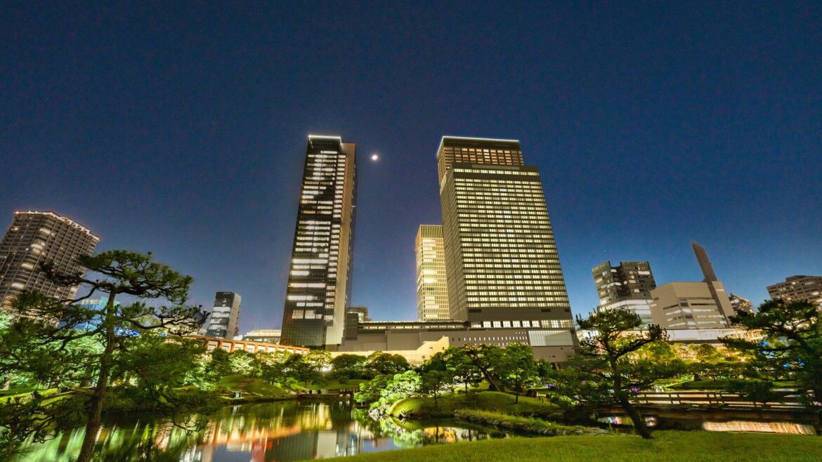 A rendered image of the new Raffles Tokyo hotel will become part of the city's famous World Trade Center