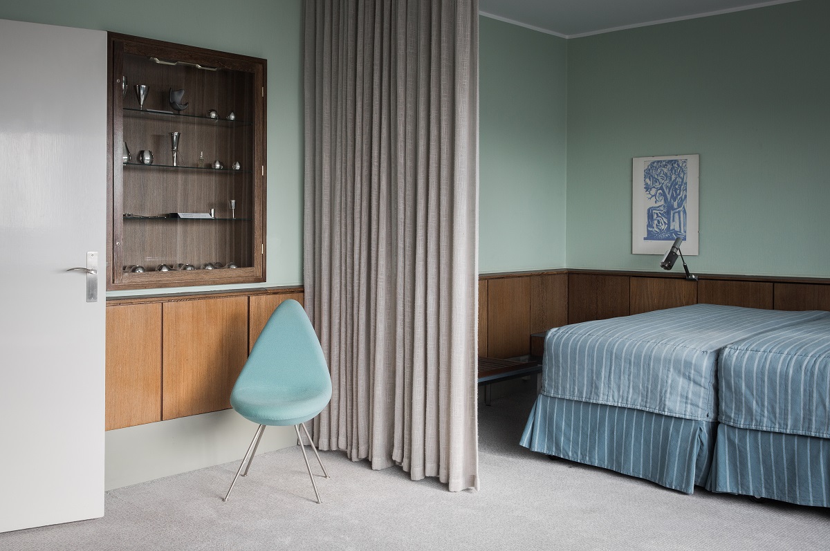 Arne Jacobsen designs preserved in its original form in room 606 Radisson Collection Royal Hotel