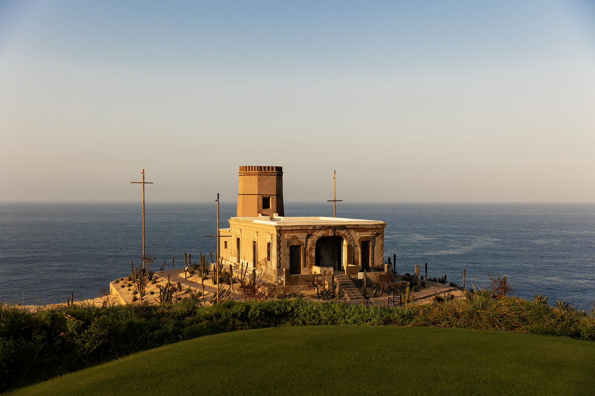 view of original lighthouse structure at the centre of Rosewood Residences, Old Lighthouse 