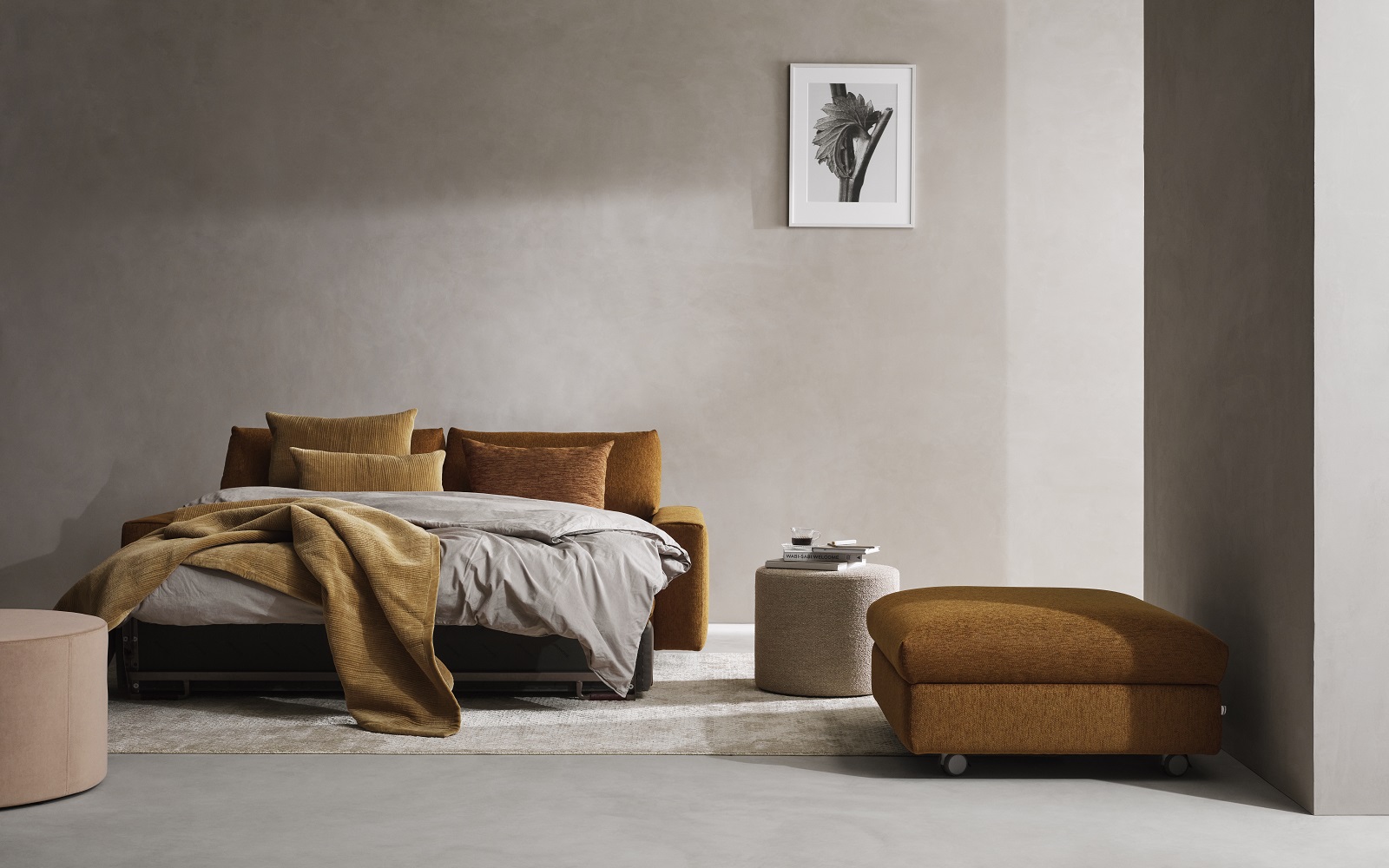 multifunctional bed from Boconcept in guestroom set