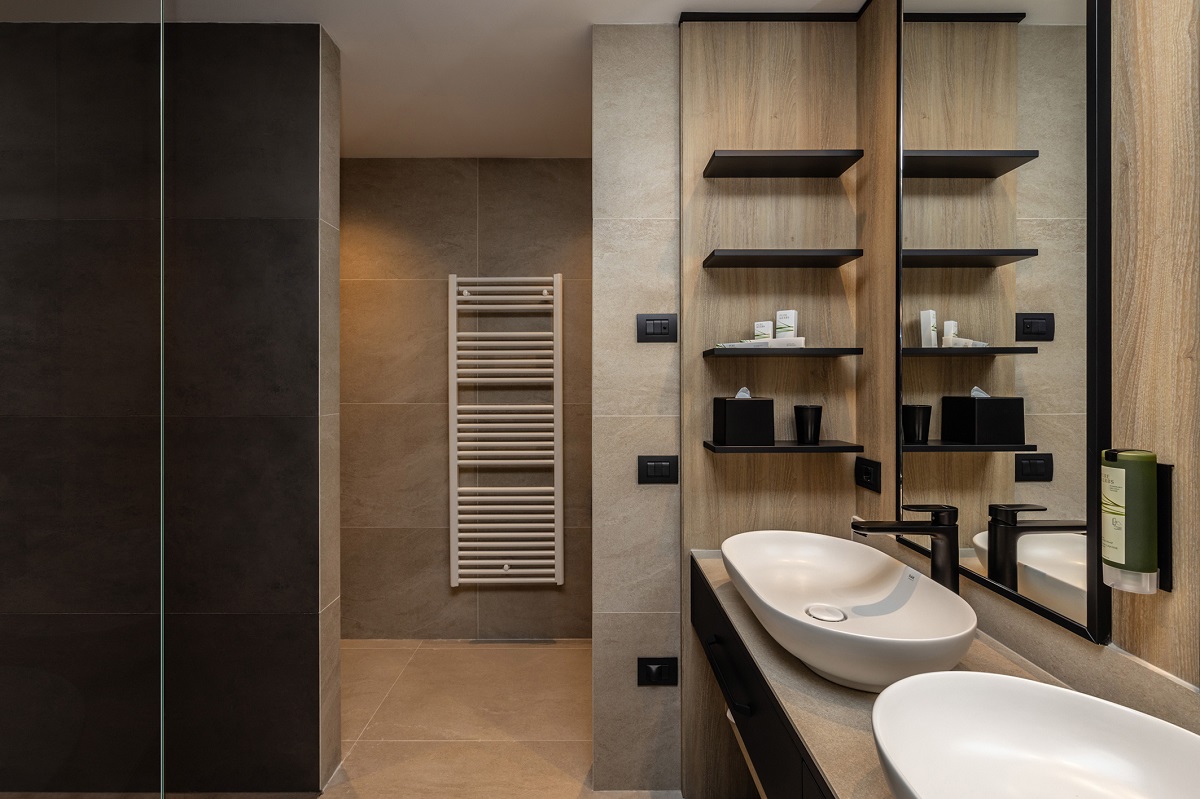 bathroom in Gardea Soulfamily Resort with RAK Ceramics fittings