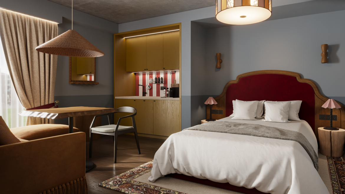 cgi of proposed guestroom for room2 York