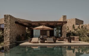 stone bungalow in scorpios bodrum by studio Macbride