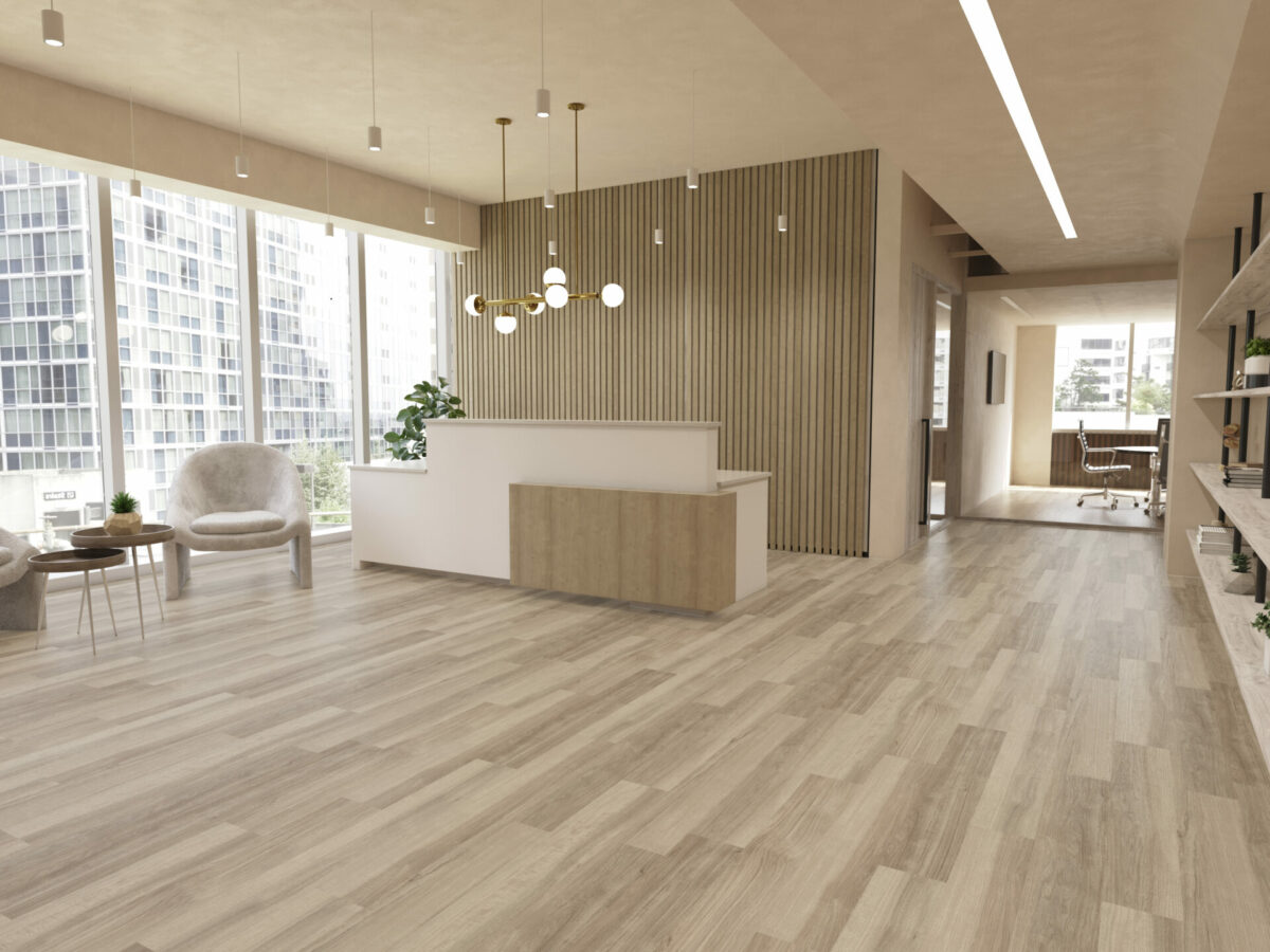 Image caption: The Oulanka flooring option from Balsan’s Elite Collection