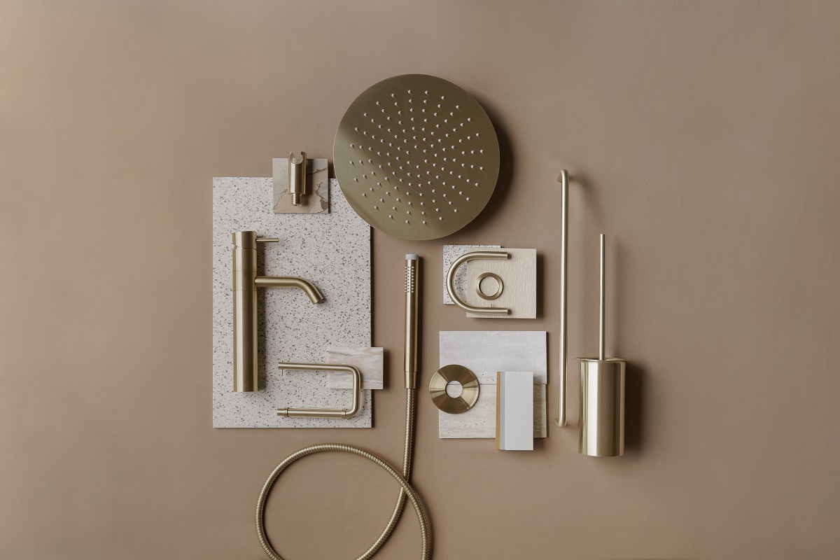 d line moodboard with brass hardware