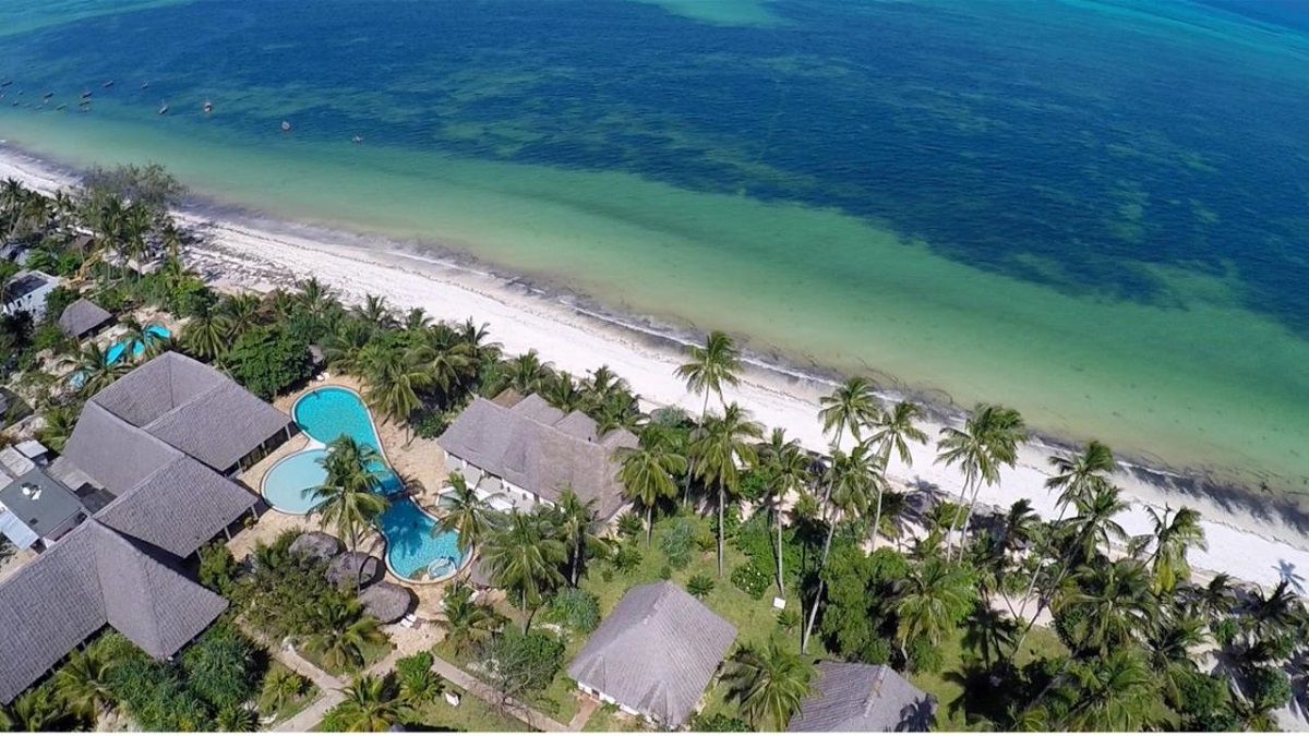 aerial image of Jaz Adonia Zanzibar