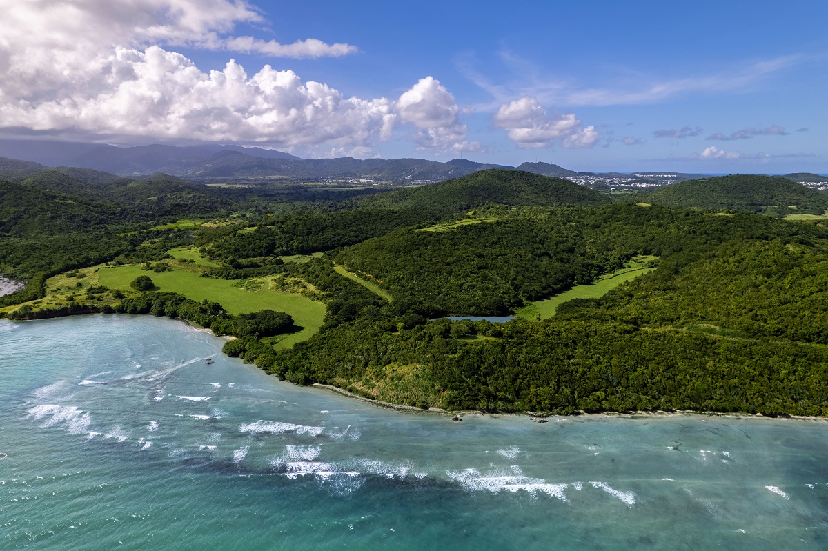 aerial view of Moncayo land in Puerto Rico