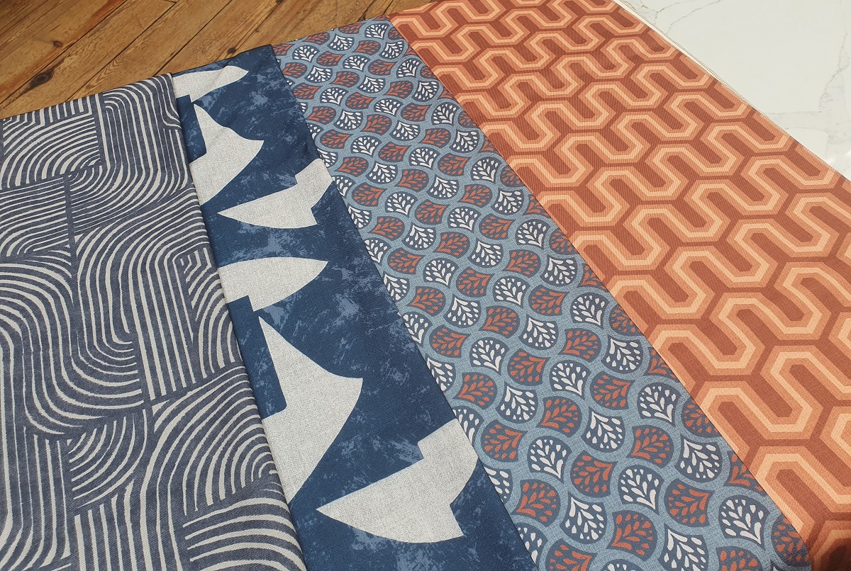 geometric fabric design samples from Skopos