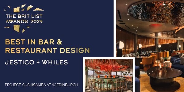 The Brit List Awards Bar & Restaurant Design winner Jesticp + Whiles