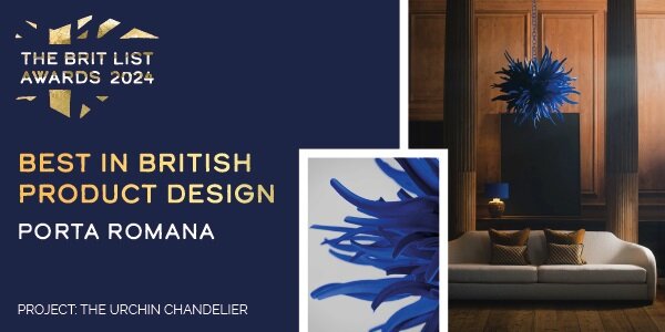 Best in British Product Design Porta Romana, Urchin Chandelier project