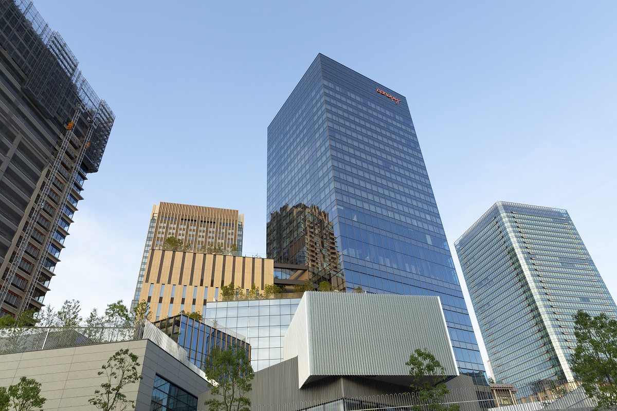 skyline in Osaka showcasing the exterior of the Canopy by Hilton Osaka Umeda