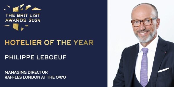 Hotelier of the Year Philippe Leboeuf