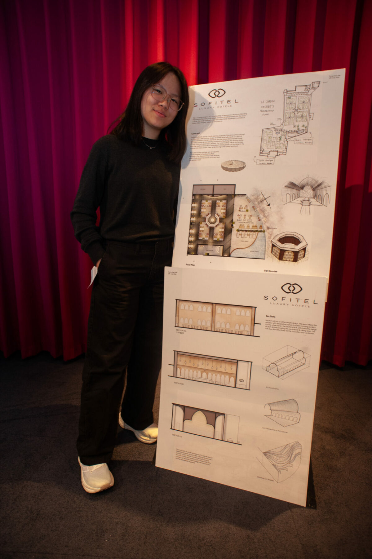 Song Kee Lee, recipient of a NEWH UK interior design scholarship