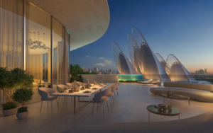 cgi of Mandarin Oriental Residences Abu Dhabi