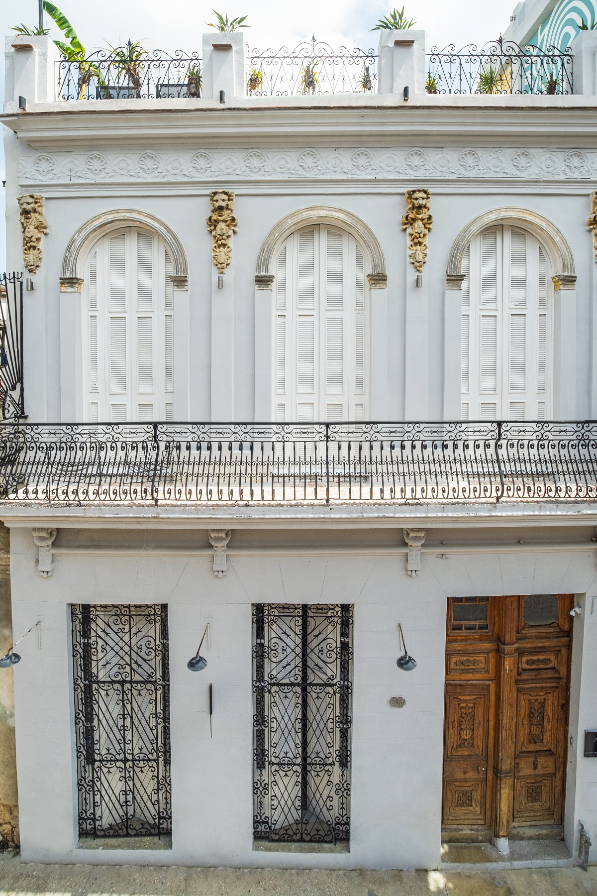 detailed period façade of AS Boutique Residence Havana