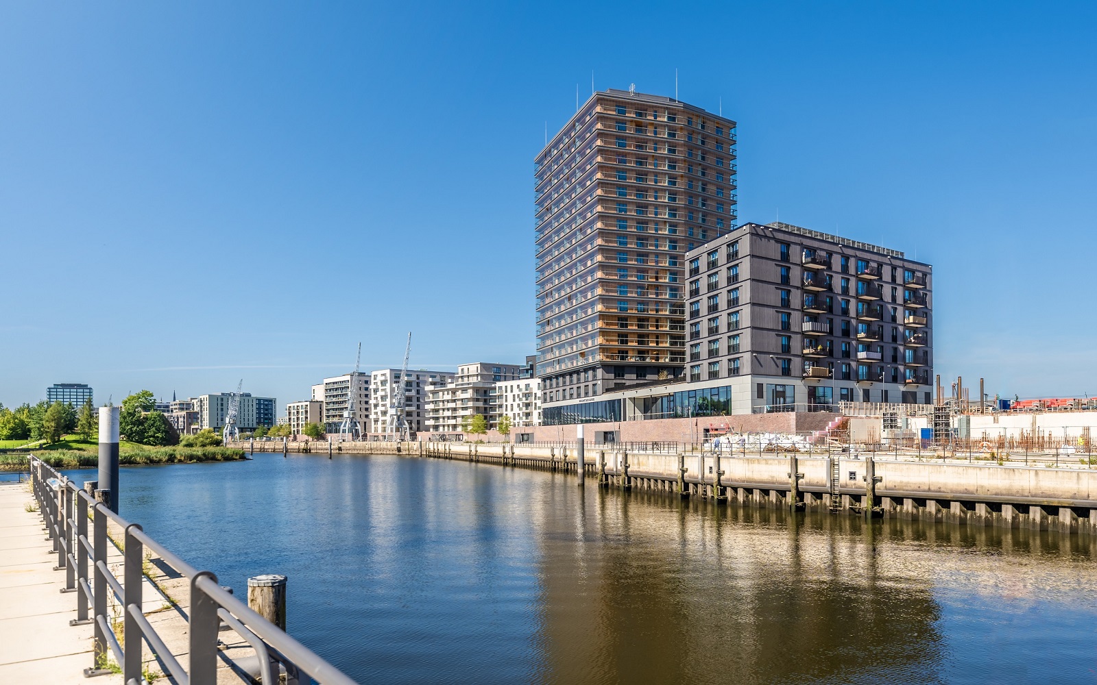 “Roots” in Hamburg’s HafenCity Germany’s tallest wooden skyscraper